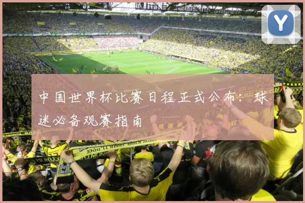 中国世界杯比赛日程正式公布：球迷必备观赛指南
