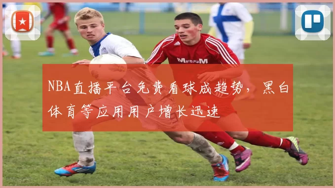 NBA直播平台免费看球成趋势，黑白体育等应用用户增长迅速