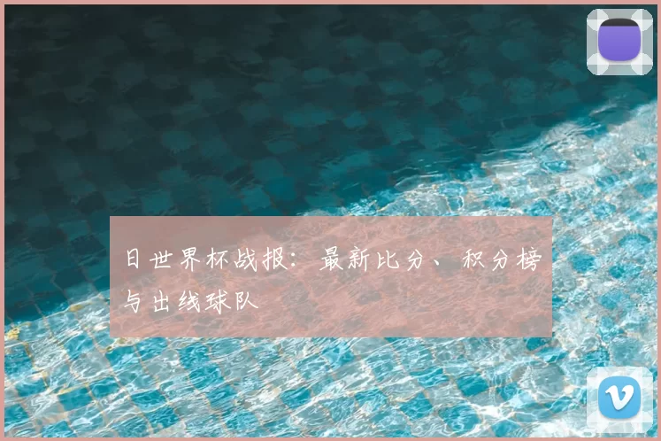 日世界杯战报：最新比分、积分榜与出线球队